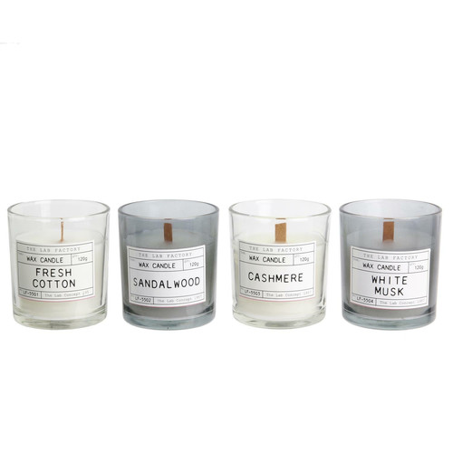 Scented Candle in Glass White Musk