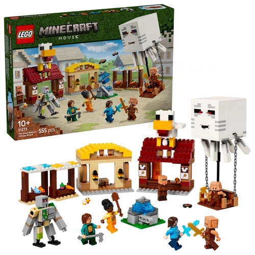 LEGO Minecraft The Ghast Balloon Village Attack 10+