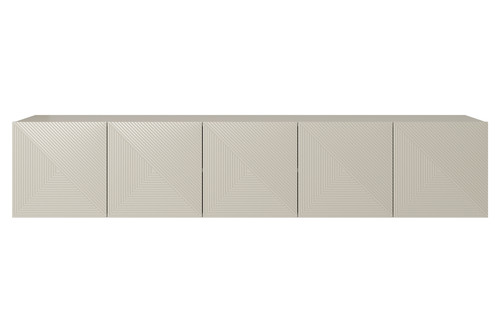 Wall-Mounted TV Cabinet Asha 200cm, cashmere