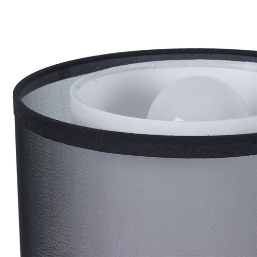 Table Lamp with Double Shade, grey