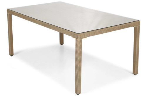 Outdoor Dining Table MALAGA 180, dark beige