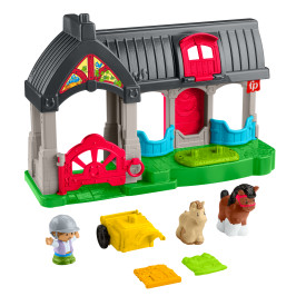 Fisher-Price Little People Friendly Horses Stable Toddler Playset 12m+
