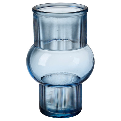 MYRMOSAIK Vase, blue, 17 cm