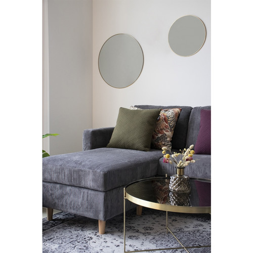 Mirror Jersey 60cm, round, gold