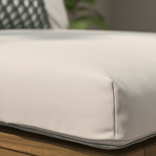 KUDDARNA Seat cushion, outdoor, light grey-beige, 80x80 cm
