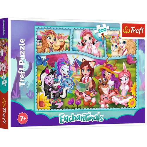 Treffl Children's Puzzle Enchantimals Unusual World 200pcs 7+