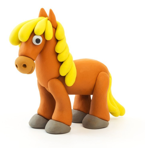 Hey Clay Air-Dry Clay DIY Animals Horse 3+