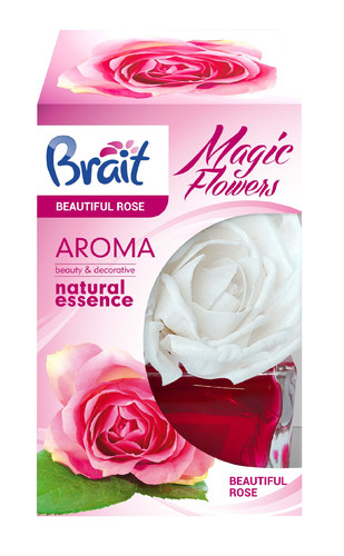 Brait Magic Flower Decor Air Freshener Beautiful Rose 75ml