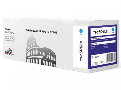 TB Toner Cartridge Cyan for Samsung CLT50 6 TS-C506LR CY reman.
