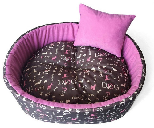 Diversa Dog Bed Funky Size 3, pink