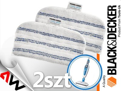 Black+Decker Steam Mop Cloths 2pcs