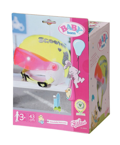 Zapf Scooter Helmet for Baby Born Doll 43cm 3+