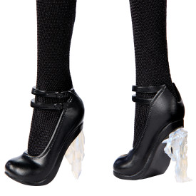 Monster High WEDNESDAY RAVE'N Black Gothic Gawn HXJ03 4+