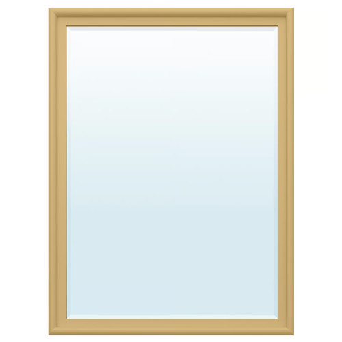 PINGSTSYREN Mirror, light yellow-beige, 60x80 cm