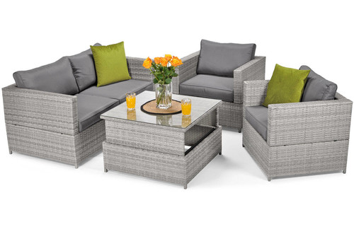 Outdoor Furniture Set MALAGA COMFORT, grey