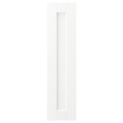 ENKÖPING Door, white wood effect, 20x80 cm