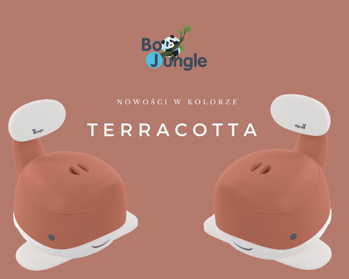 Bo Jungle B-Whale Potty, terracotta, 12m+