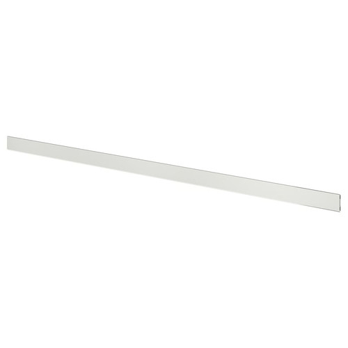 ASPUDDEN Plinth, light grey, 220x8 cm