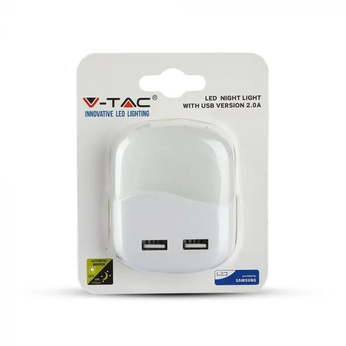 V-TAC LED Night Light USB 3000K