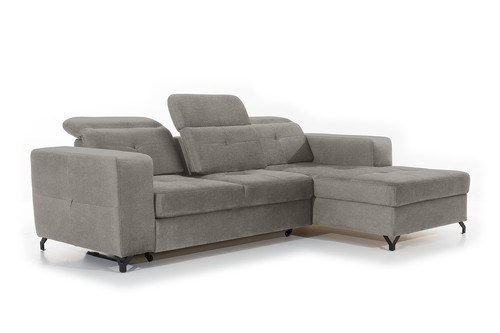 Corner Sofa-Bed Right Belavio Belavio Mini Crown 4 Taupe