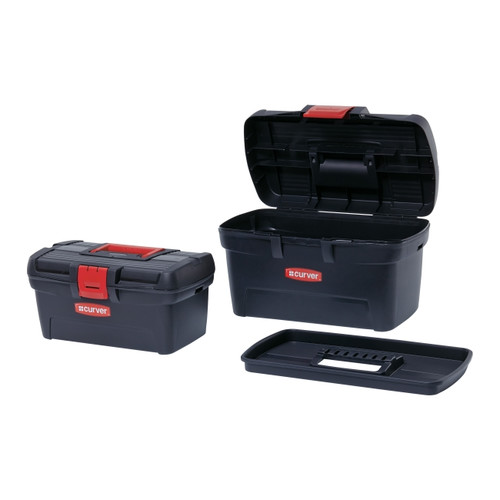 Curver 2 Tool Boxes Herobox Basic 13" + 16"