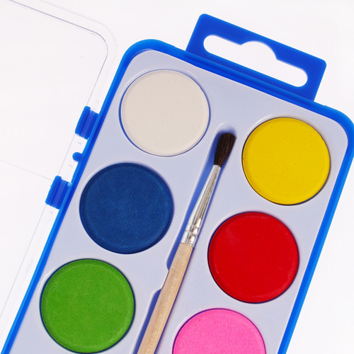 Water Colour Water Paint Set 12 Colours Doggy