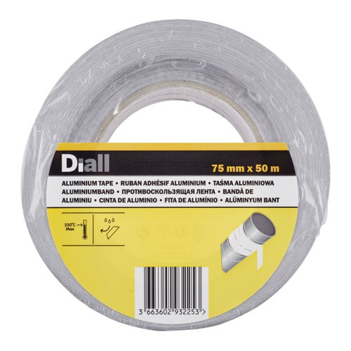 Diall Aluminium Repair Tape 75 mm x 50 m