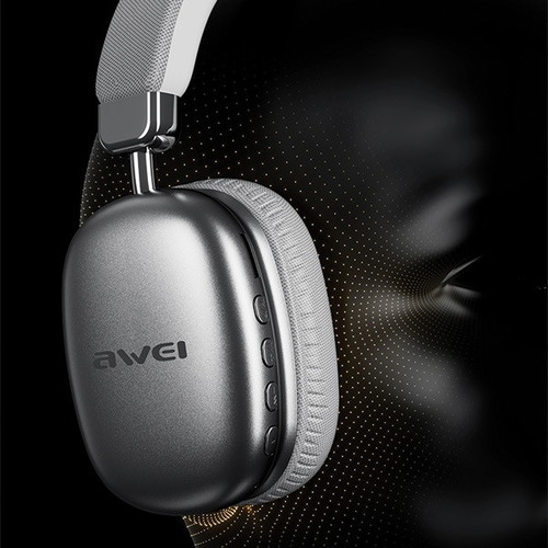 AWEI Headset Headphones Bluetooth AT7, black
