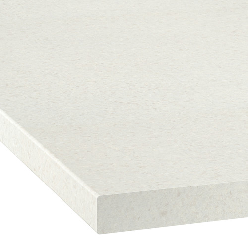 SÄLJAN Worktop, white/light grey stone effect/laminate, 186x3.8 cm
