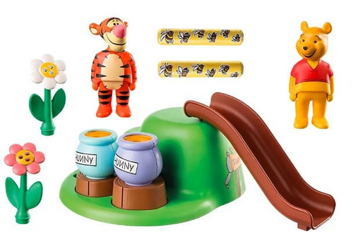 Playmobil 1.2.3 & Disney: Winnie's & Tigger's Bee Garden 12m+
