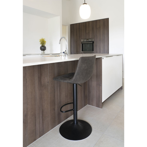 Adjustable Bar Stool Middelfart, dark grey/black