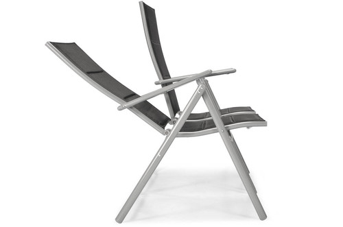 Outdoor Chair MODENA, aluminium, black