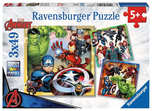 Ravensburger Children's Puzzle Marvel Avengers 3x49pcs 5+