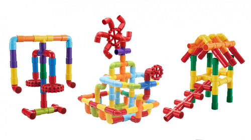 Yinerle Toys DIY Pipe Building Blocks 68pcs 3+