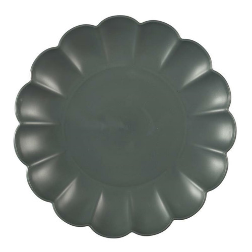 Side Plate Iris 20.5cm, dark grey
