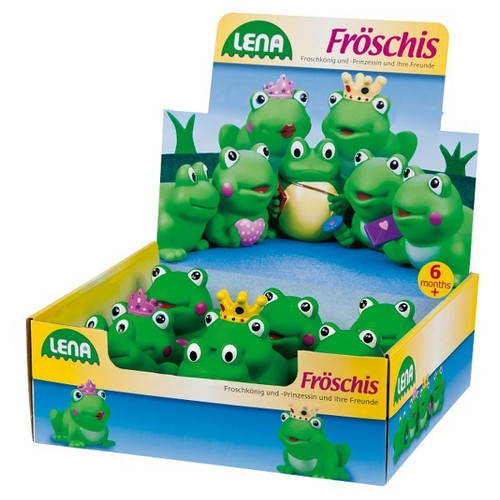 Lena Bath Toys Frogs 6m+, assorted models, 1pc