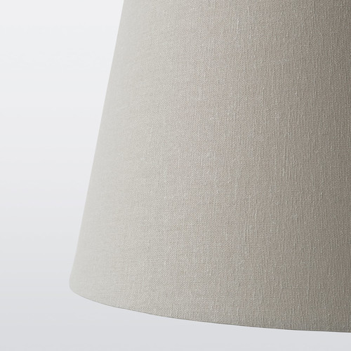 SKOTTORP Lamp shade, light grey, 33 cm