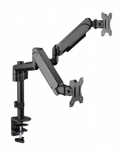 Gembird Adjustable Desk 2-display Mounting Arm for Monitors 17-32" 9kg