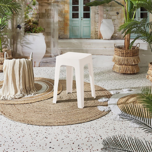 Stool Spectra, plastic, cream