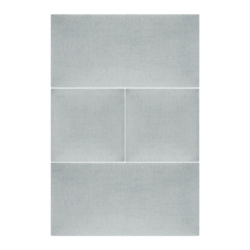 Upholstered Wall Panel Stegu Mollis Square 30x30cm, silver