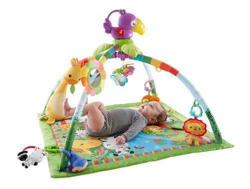 Mattel Rainforest™ Music & Lights Deluxe Gym DFP08 0+