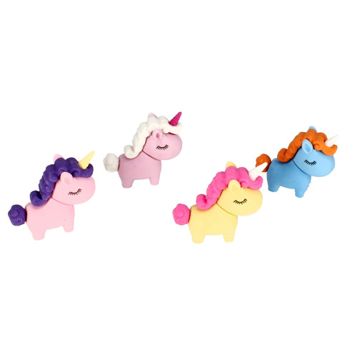 Starpak 3D Puzzle Erasers 5pcs Unicorn