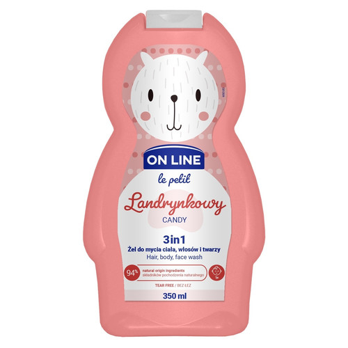 On Line Le Petit 3in1 Hair, Body & Face Wash Candy 350ml