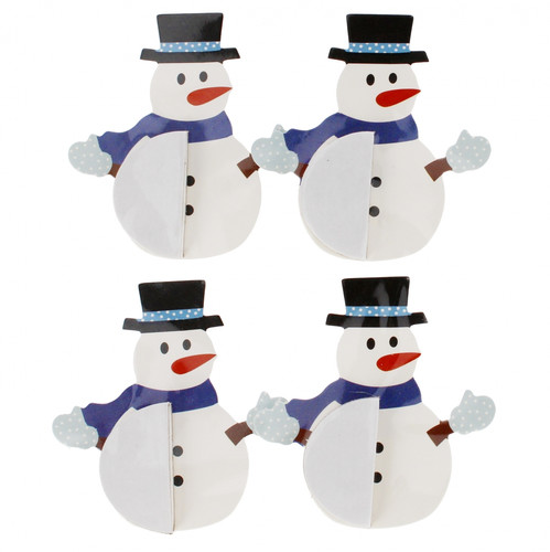Craft Christmas Stickers Snowman