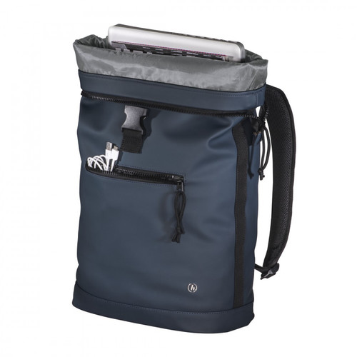 Hama Notebook Backpack Merida 15.6" Roll-top, dark blue