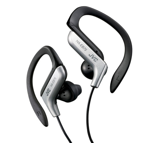 JVC Ear Clip Sports Headphones HA-EB75-S-E, silver