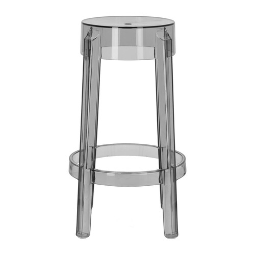 Bar Stool Ghost 66cm, grey transparent