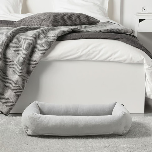 UTSÅDD Dog bed, light grey, M