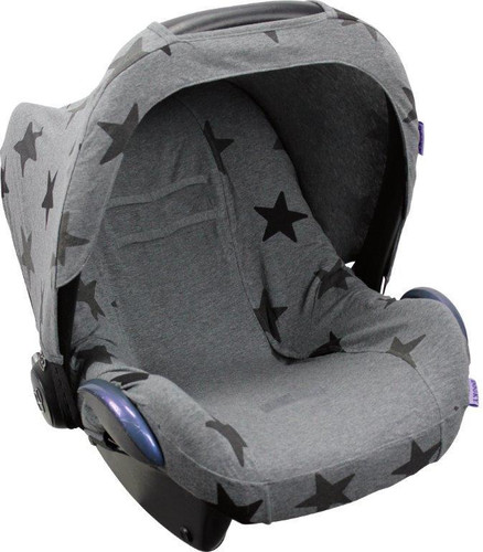 Dooky Car Seat Cover 0-13kg, Grey Stars