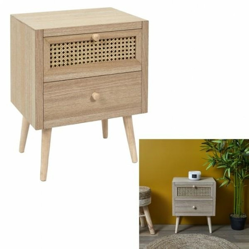 Nightstand Bedside Table Canano Max, natural